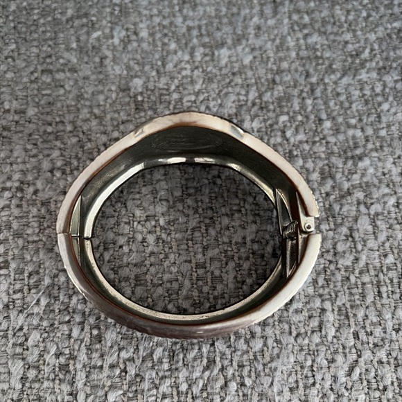 Silver Textured Bracelet - Picture 3 of 3